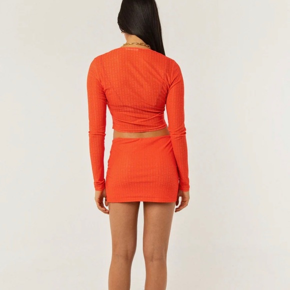 NWT Pepper Mayo Lucky Break Mesh Skirt - Picture 3 of 6